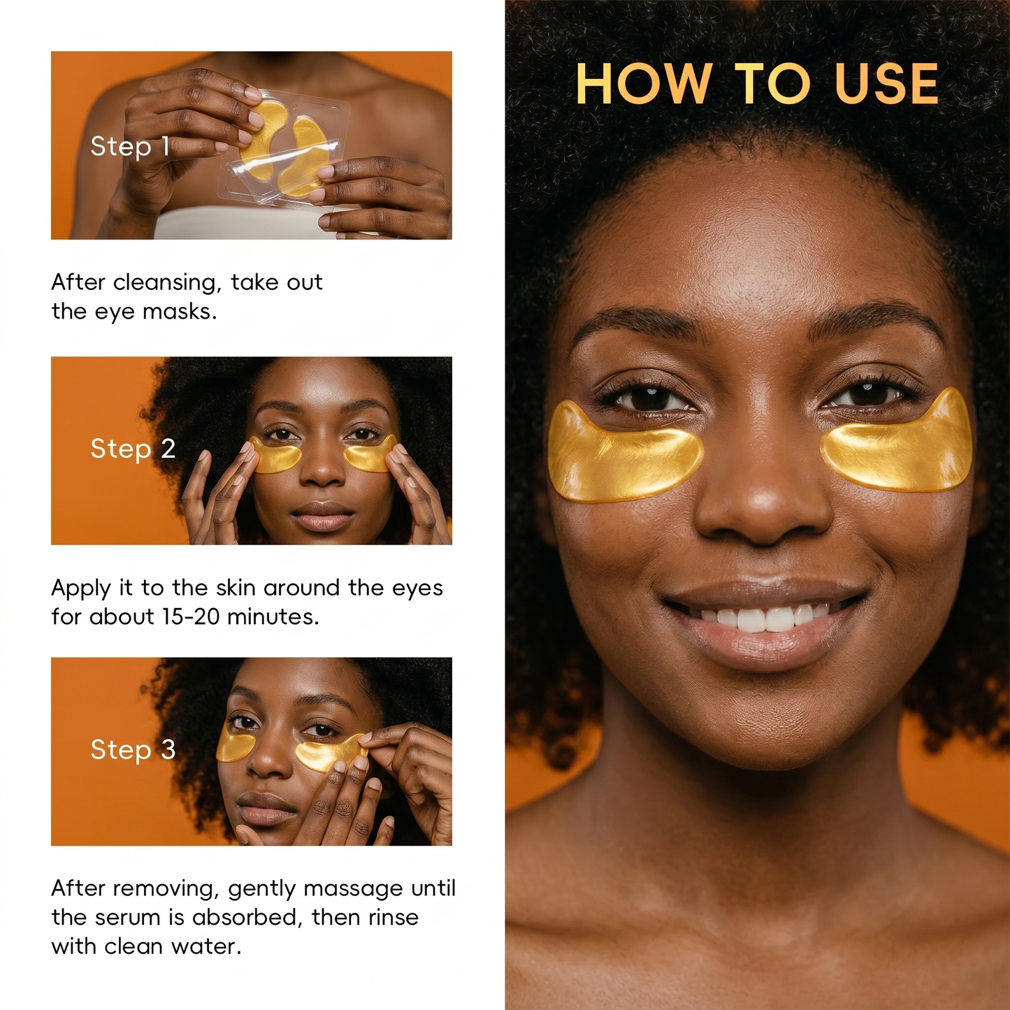 24k Gold Eye Mask (30 pairs)
